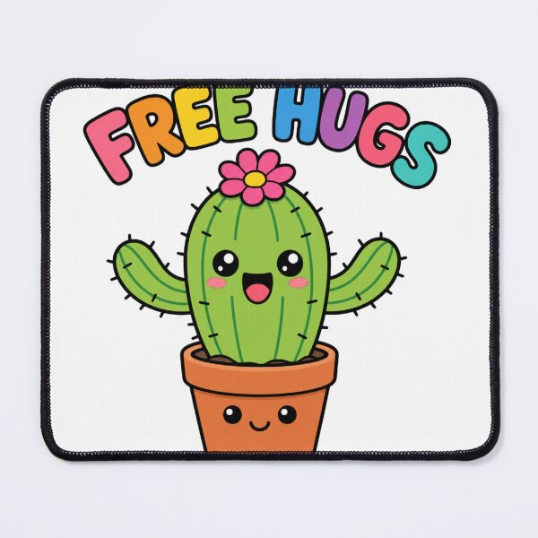 Item preview, Free Hugs Sweet Cactus in a Pot designed and sold by BoosterShop.