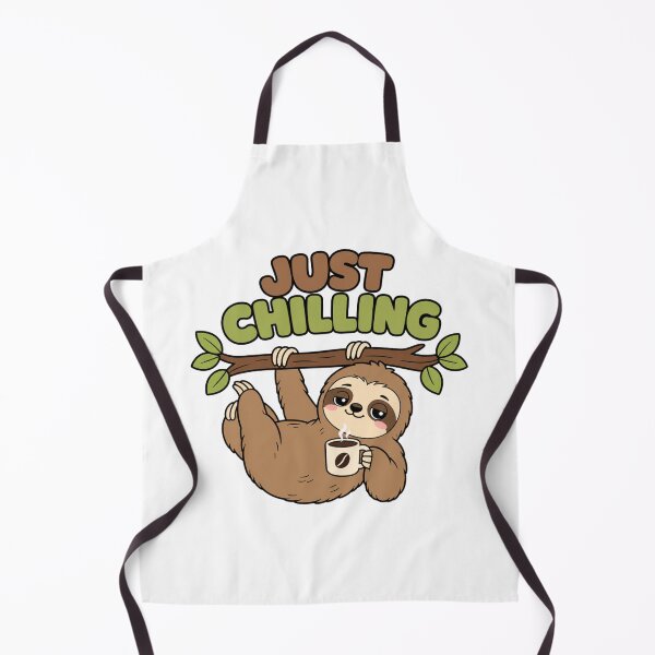 Item preview, Just Chilling Sloth with Coffee designed and sold by BoosterShop.
