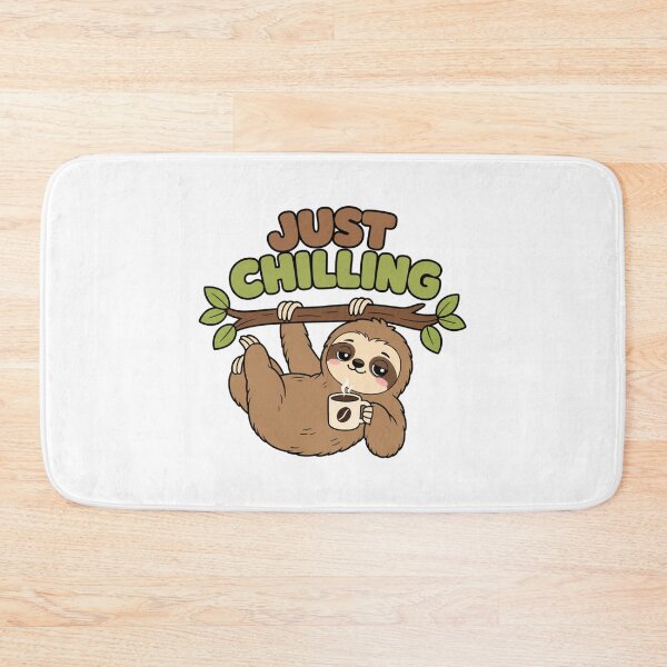 Item preview, Just Chilling Sloth with Coffee designed and sold by BoosterShop.