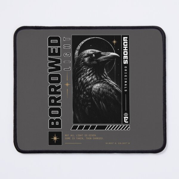 Item preview, Borrowed Light Gothic Raven Art designed and sold by Echoes of Lion Studio.