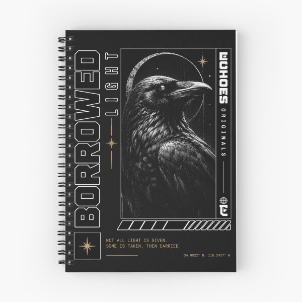 Item preview, Borrowed Light Gothic Raven Art designed and sold by Echoes of Lion Studio.