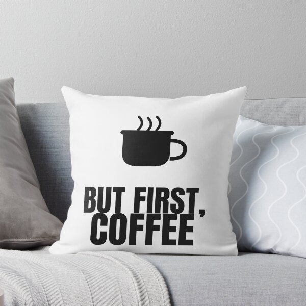 Item preview, But First Coffee - Funny Coffee Lover Shirt designed and sold by RankShift.