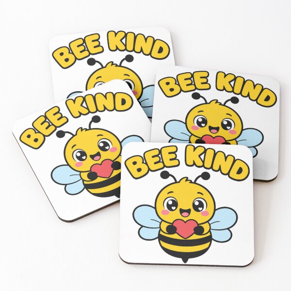 Item preview, Bee Kind Cute bee with heart designed and sold by BoosterShop.