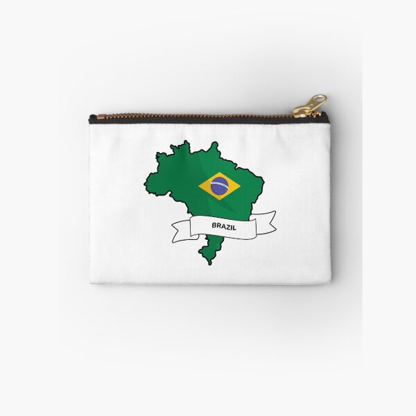 Item preview, Brazil Map and Flag Graphic Design designed and sold by Travel.Art.