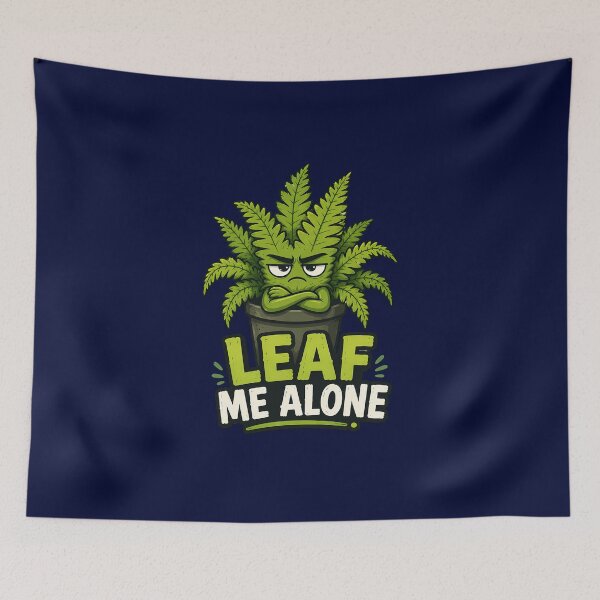 Item preview, Leaf Me Alone designed and sold by Plantgecko.