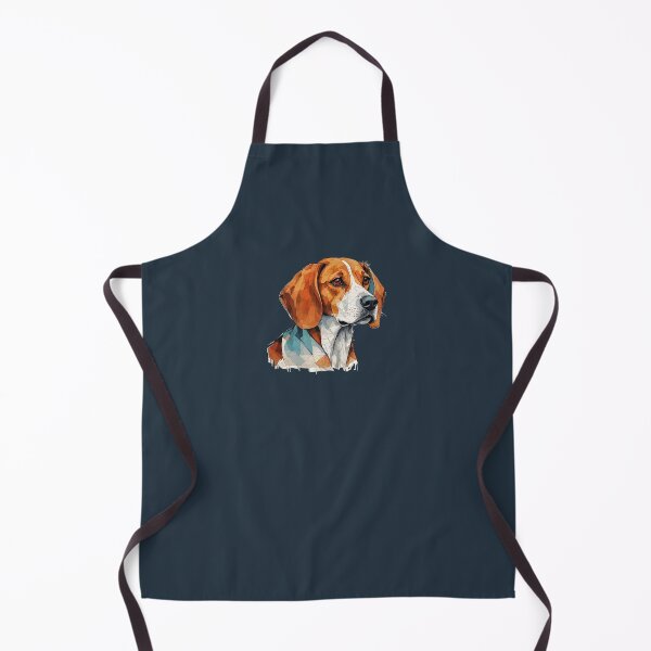 Item preview, Geometric Beagle Portrait - Modern Pet Art designed and sold by Tklezardesigns.