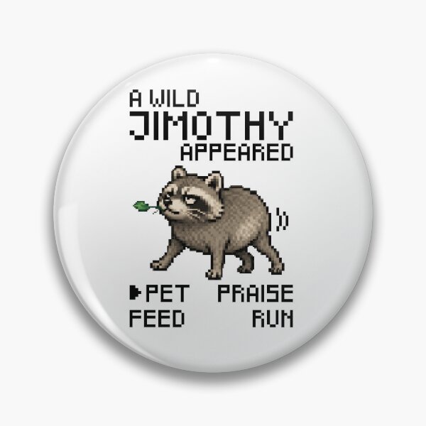 Item preview, A wild Jimothy appeared! designed and sold by wolfkin-design.