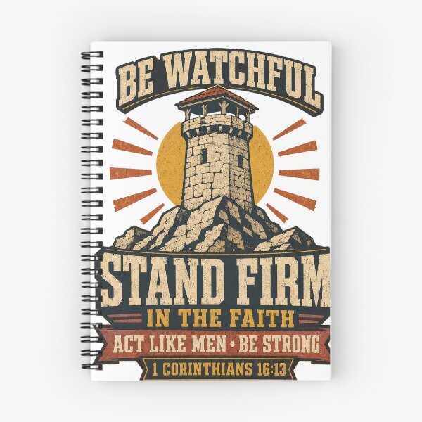 Item preview, Be Watchful, Stand Firm, Be Strong – 1 Corinthians 16:13 designed and sold by HenryJames, LLC.