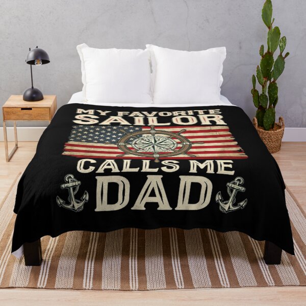 Item preview, My Favorite Sailor Calls Me Dad - Proud Dad of a Sailor designed and sold by Dabbing Turtle Designs.
