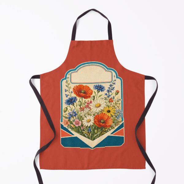 Item preview, Retro 1950s Wildflower Seed Design – Vintage Garden Illustration Art designed and sold by MagicMakerPh.