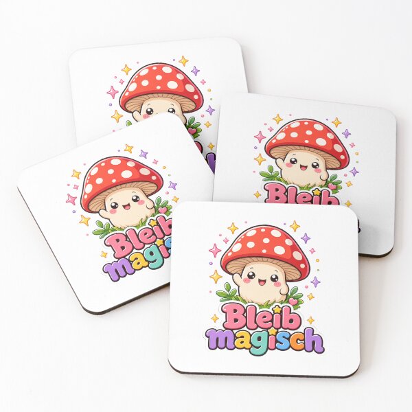 Item preview, Stay magical - Sweet fly agaric saying designed and sold by BoosterShop.