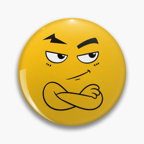 Item preview, Confident Smirk Emoji designed and sold by PunchDrop.