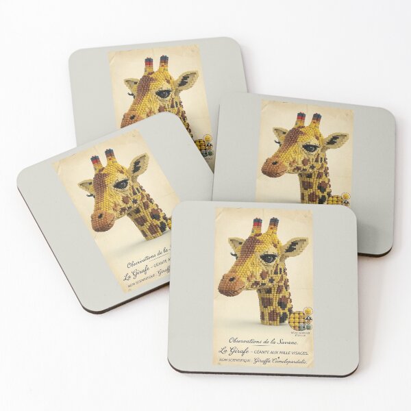 Item preview, Giraffe brick portrait designed and sold by PASSION AND FUN WORLD .