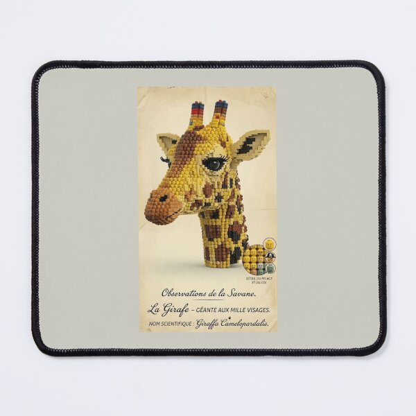 Item preview, Giraffe brick portrait designed and sold by PASSION AND FUN WORLD .