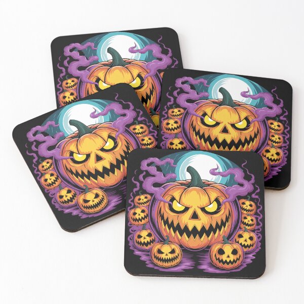 Item preview, Sinister Halloween Jack-o'-Lanterns designed and sold by jkrphoto.