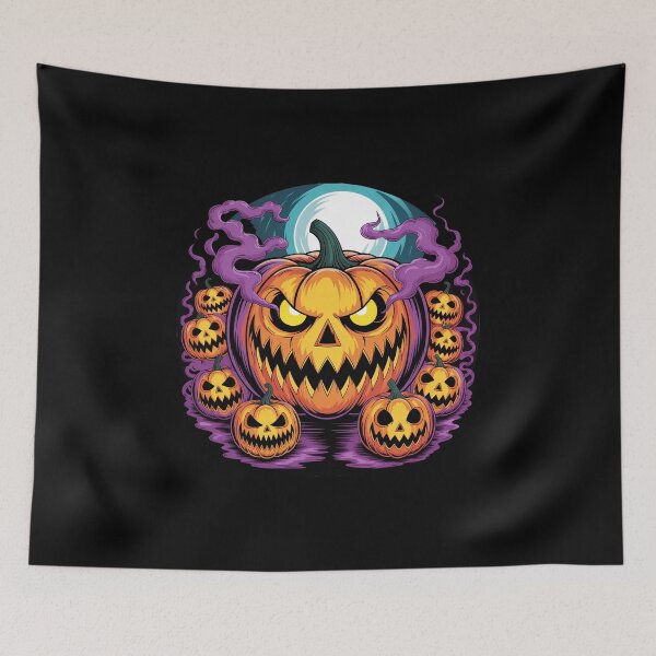 Item preview, Sinister Halloween Jack-o'-Lanterns designed and sold by jkrphoto.