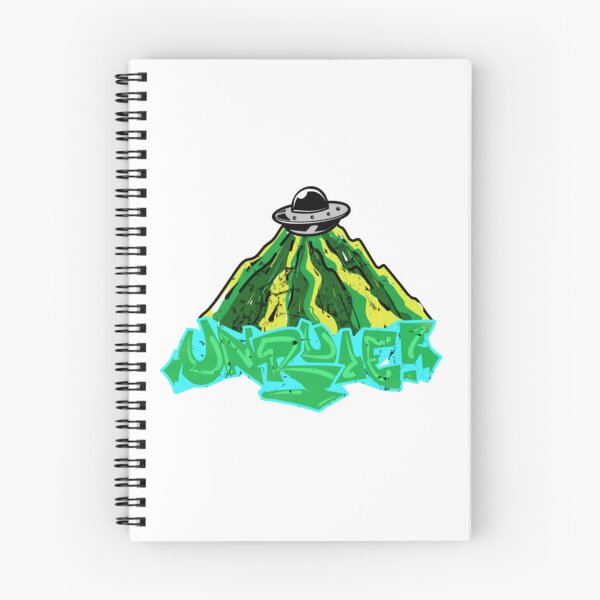 Item preview, UNRULE UFO Mountain Graffiti designed and sold by UNRULEYOUTHART.