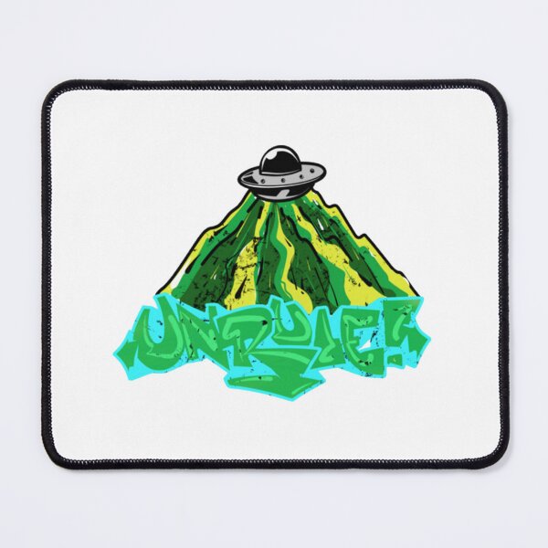 Item preview, UNRULE UFO Mountain Graffiti designed and sold by UNRULEYOUTHART.