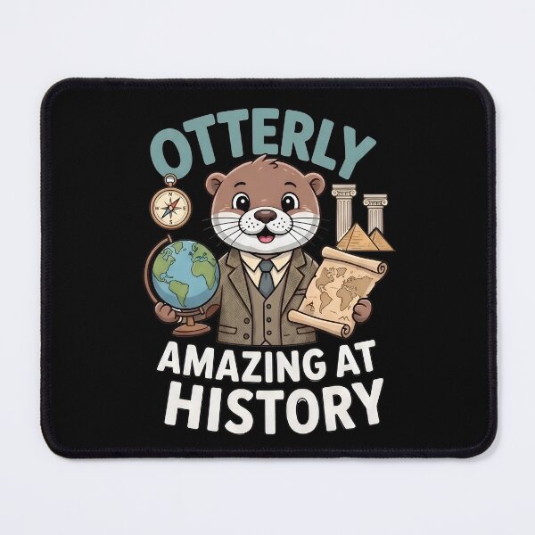 Item preview, Funny history teacher gift - Cute Otter designed and sold by BobaTeeStore.