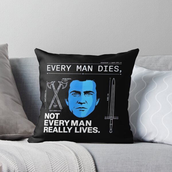 Item preview, No todos los hombres viven de verdad - Cita de Braveheart designed and sold by Enea Kelo.