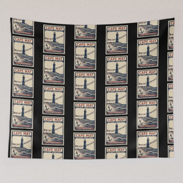 Item preview, Cape May Coast Guard Vintage Maritime Poster | New Jersey Coastal Heritage Design designed and sold by Coasties.