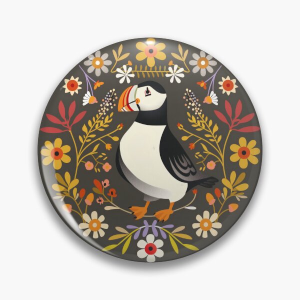 Item preview, Scandinavian Folk Art, Atlantic Puffin designed and sold by xiao xuans.