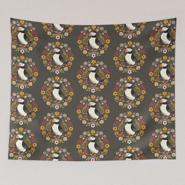Item preview, Scandinavian Folk Art, Atlantic Puffin designed and sold by xiao xuans.