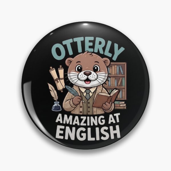Item preview, Funny English Teacher Gift - Cute Otter designed and sold by BobaTeeStore.