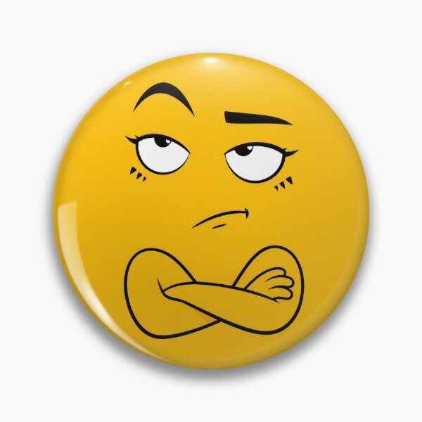 Item preview, Skeptical Side Eye Emoji designed and sold by PunchDrop.