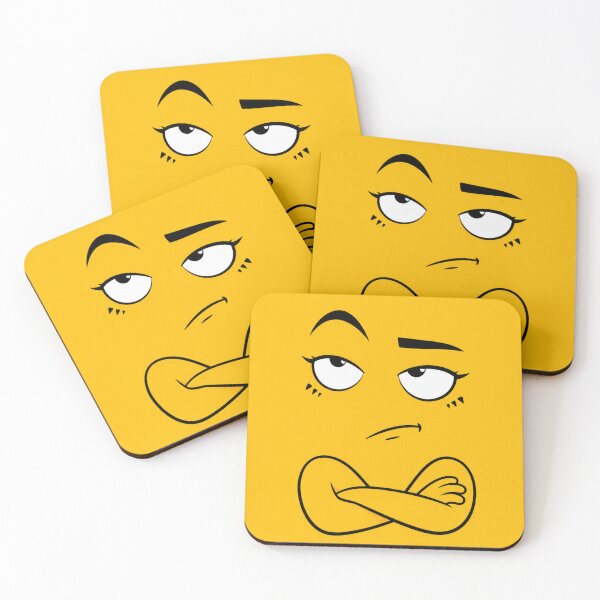 Item preview, Skeptical Side Eye Emoji designed and sold by PunchDrop.