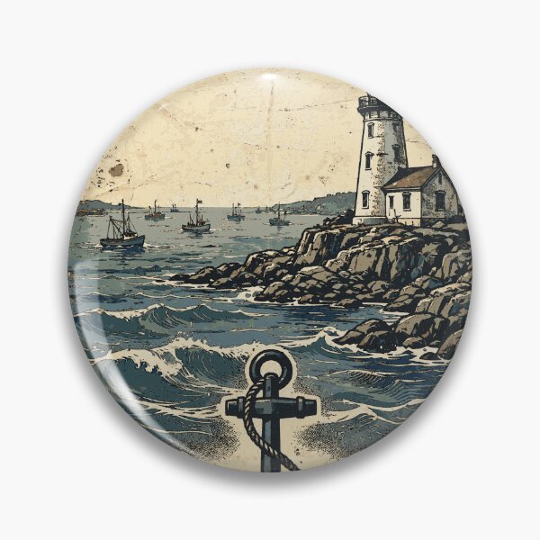 Item preview, Gloucester Coast Guard Vintage Maritime Poster | Massachusetts Coastal Heritage Design designed and sold by Coasties.