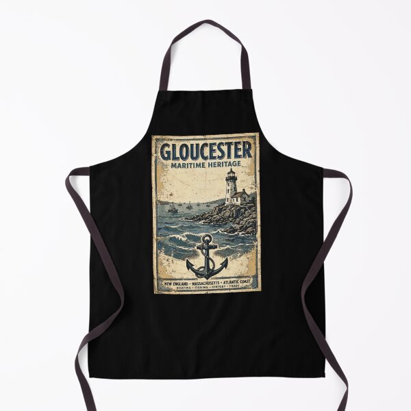 Item preview, Gloucester Coast Guard Vintage Maritime Poster | Massachusetts Coastal Heritage Design designed and sold by Coasties.