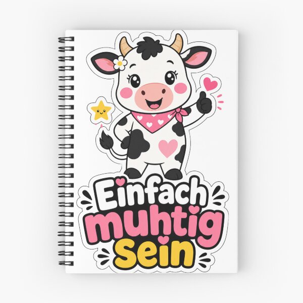 Item preview, Just be brave, cow kawaii saying designed and sold by BoosterShop.