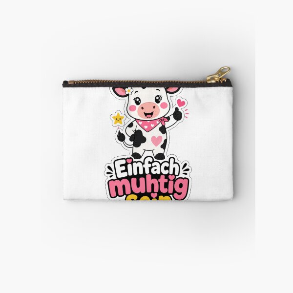Item preview, Just be brave, cow kawaii saying designed and sold by BoosterShop.