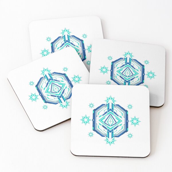 Item preview, Cybernetic Geometric Core - Technical Line Art Emblem designed and sold by Dzblack.