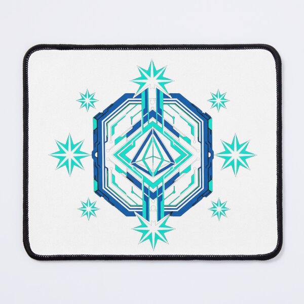 Item preview, Cybernetic Geometric Core - Technical Line Art Emblem designed and sold by Dzblack.