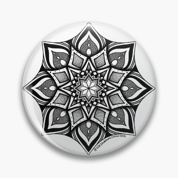 Artikelvorschau, psychedelisches Blumen-Mandala entworfen und verkauft von Celestial Aura Creations.