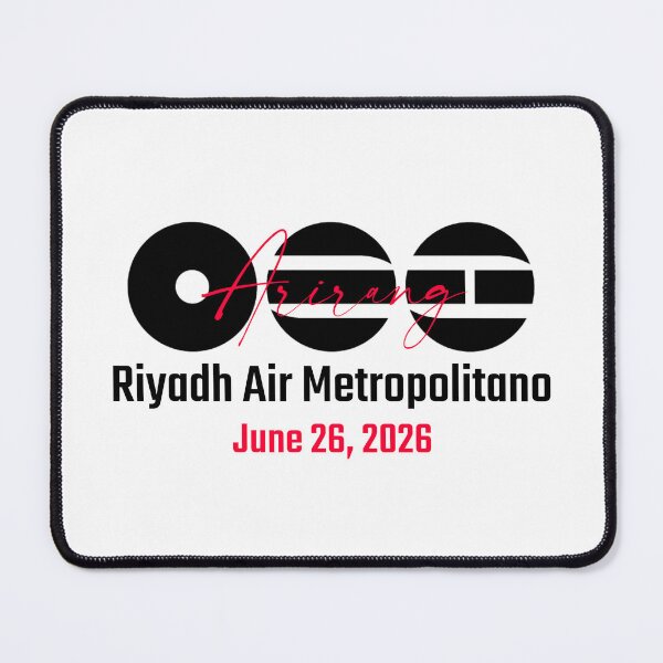 Item preview, BTS Arirang World Tour Riyadh Air Metropolitano D1 designed and sold by MochiNelly Designs.