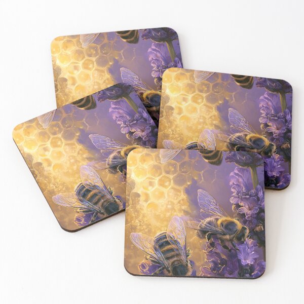 Item preview, Honeyed Whispers Among Lavender Bees designed and sold by Venon28.
