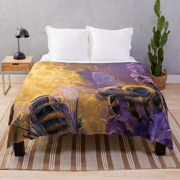 Item preview, Honeyed Whispers Among Lavender Bees designed and sold by Venon28.