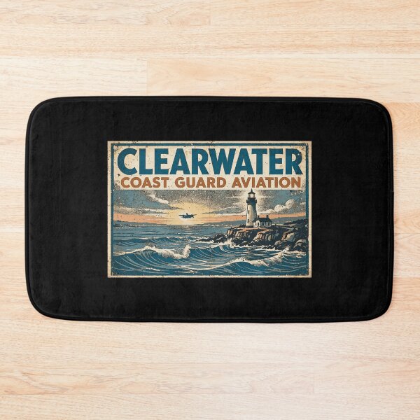 Item preview, Clearwater Coast Guard Aviation Vintage Poster | Florida Maritime Heritage Design designed and sold by Coasties.