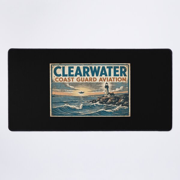 Item preview, Clearwater Coast Guard Aviation Vintage Poster | Florida Maritime Heritage Design designed and sold by Coasties.