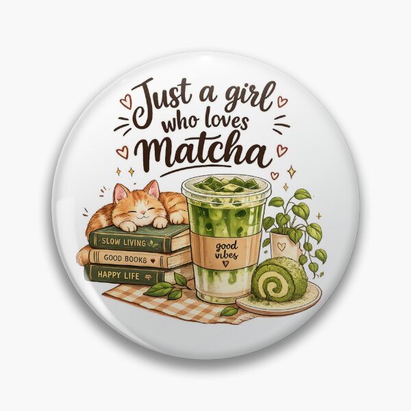 Item preview, Just a Girl Who Loves Matcha | Cute Kawaii Matcha Tea Aesthetic designed and sold by Miming.