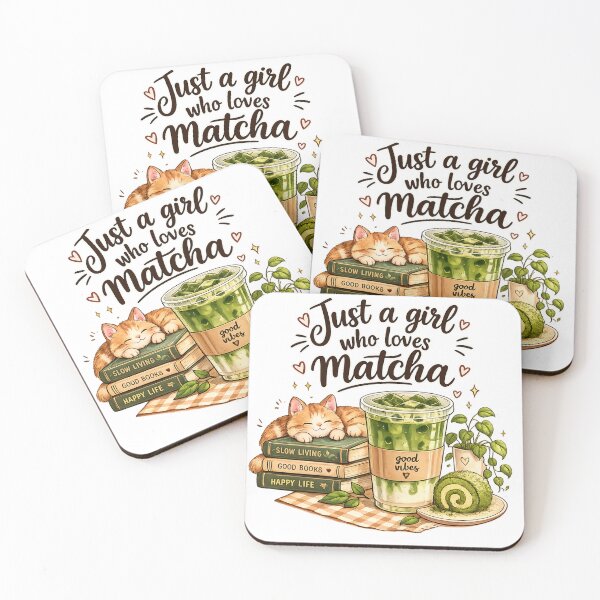 Item preview, Just a Girl Who Loves Matcha | Cute Kawaii Matcha Tea Aesthetic designed and sold by Miming.