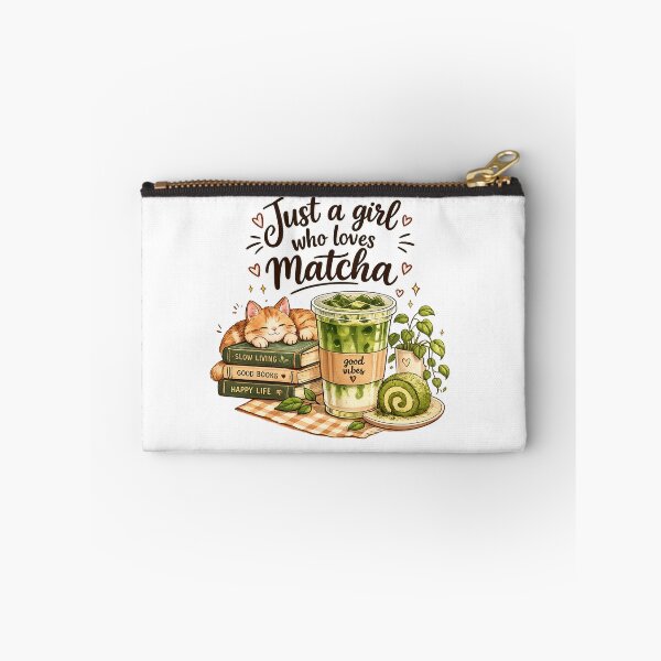 Item preview, Just a Girl Who Loves Matcha | Cute Kawaii Matcha Tea Aesthetic designed and sold by Miming.