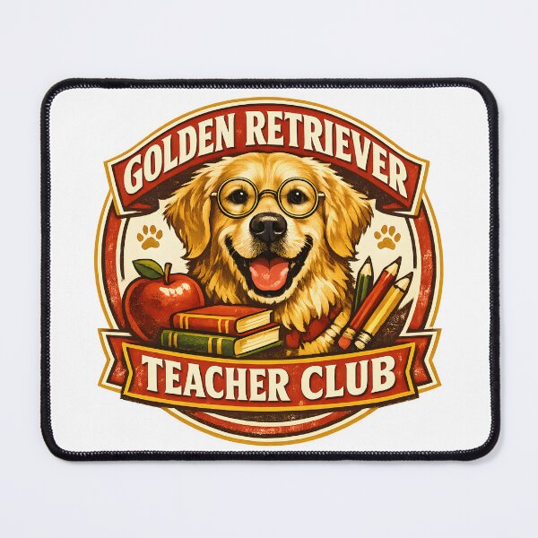 Item preview, Golden Retriever Teacher Club – Cute Back to School Dog Teacher Design designed and sold by Sahil Randhawa.