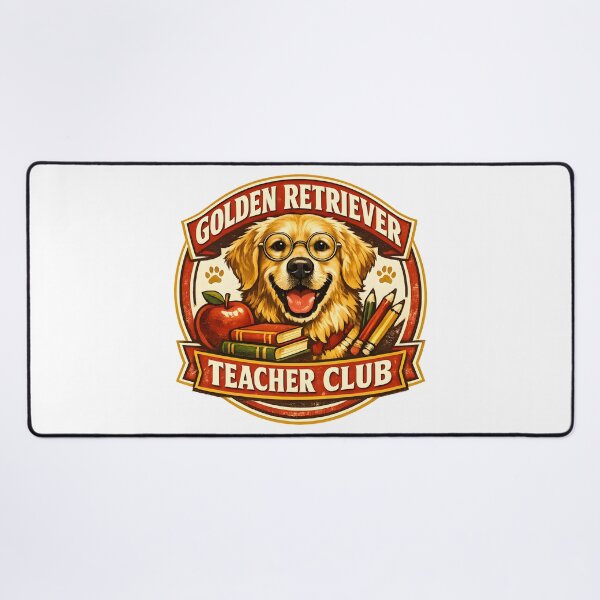 Item preview, Golden Retriever Teacher Club – Cute Back to School Dog Teacher Design designed and sold by Sahil Randhawa.