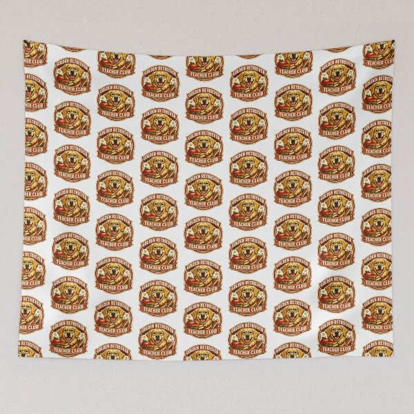 Item preview, Golden Retriever Teacher Club – Cute Back to School Dog Teacher Design designed and sold by Sahil Randhawa.