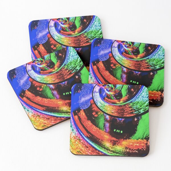 Item preview, Neon Psychedelic Spiral Abstract Pattern | Vibrant Swirl Art designed and sold by lavanya11.