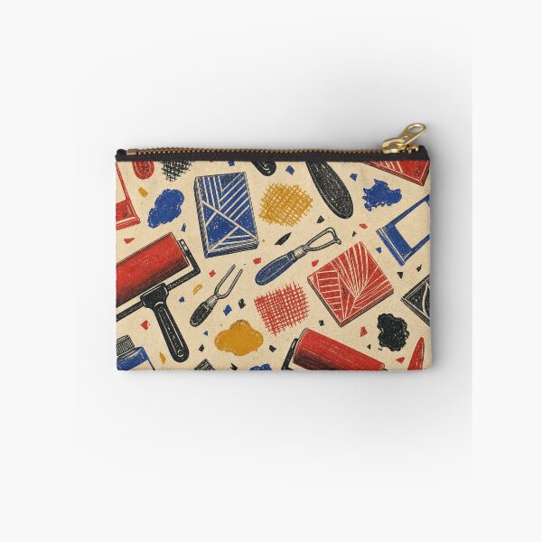 Item preview, Printmaking Workbench Linocut Pattern designed and sold by VerdantStudio.